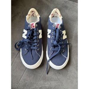 New Balance All Coasts 210 Navy Blue Lobster Print Sneakers Mens 4.5 W 6